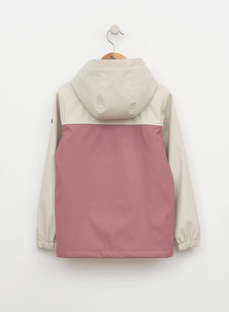 Two-Tone PU Raincoat - Flea Boutiques