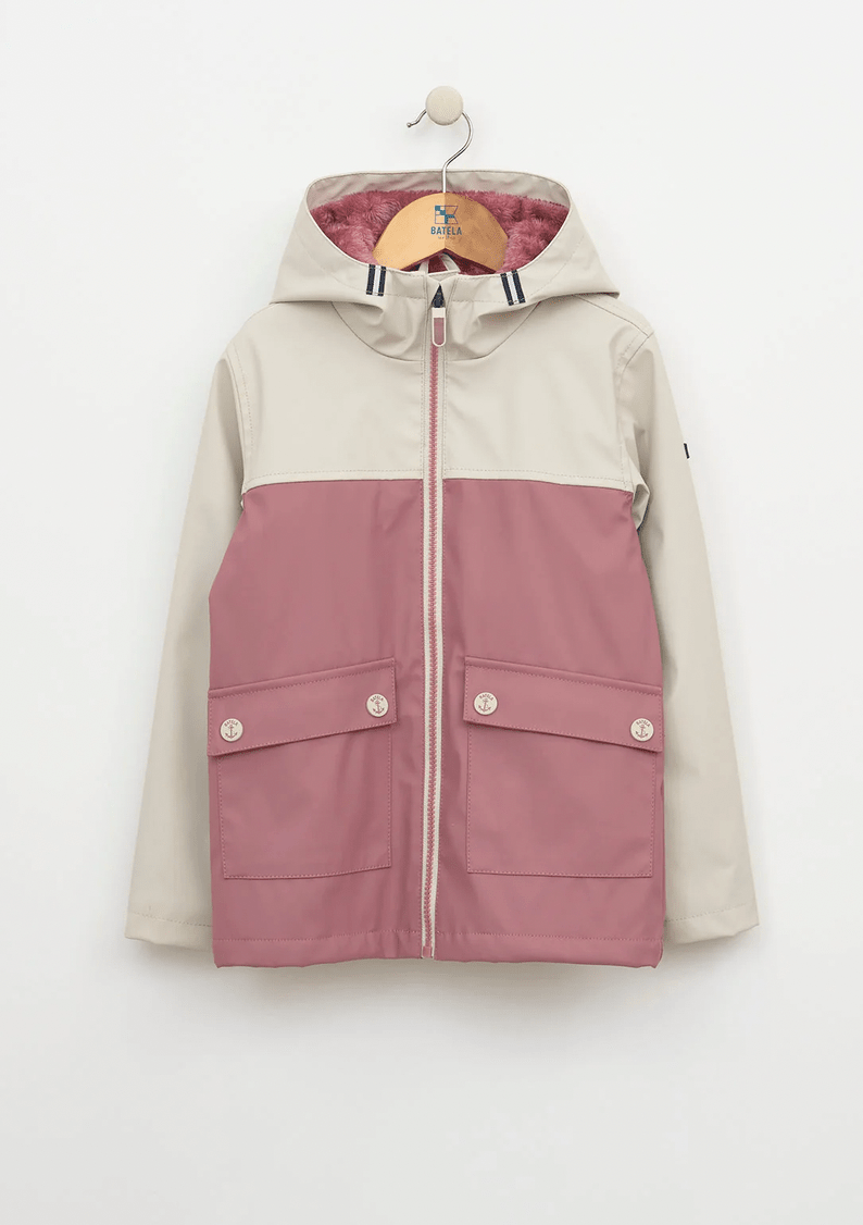 Two-Tone PU Raincoat - Flea Boutiques