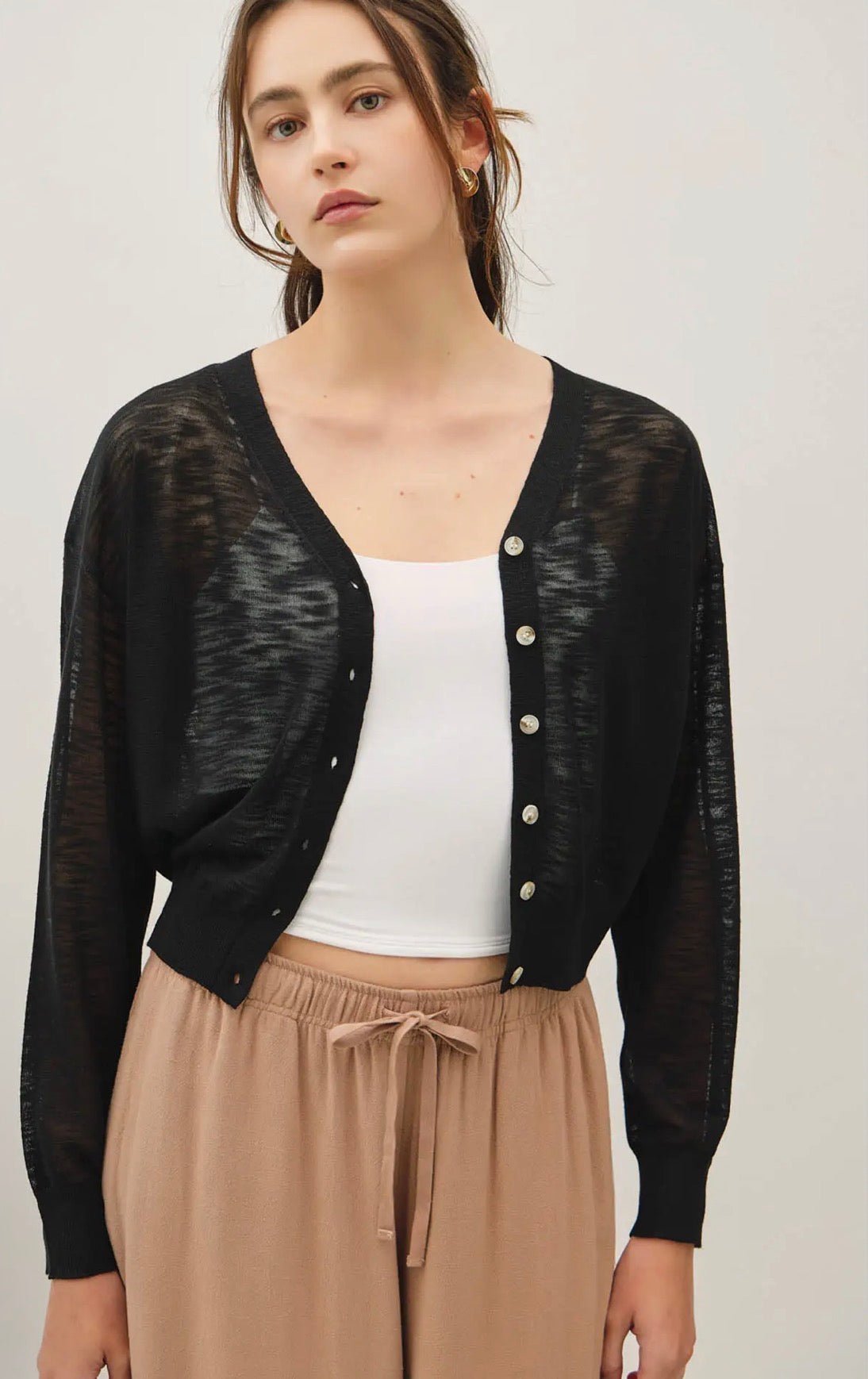 Ultra Light V-Neck Cardigan - Flea Boutiques