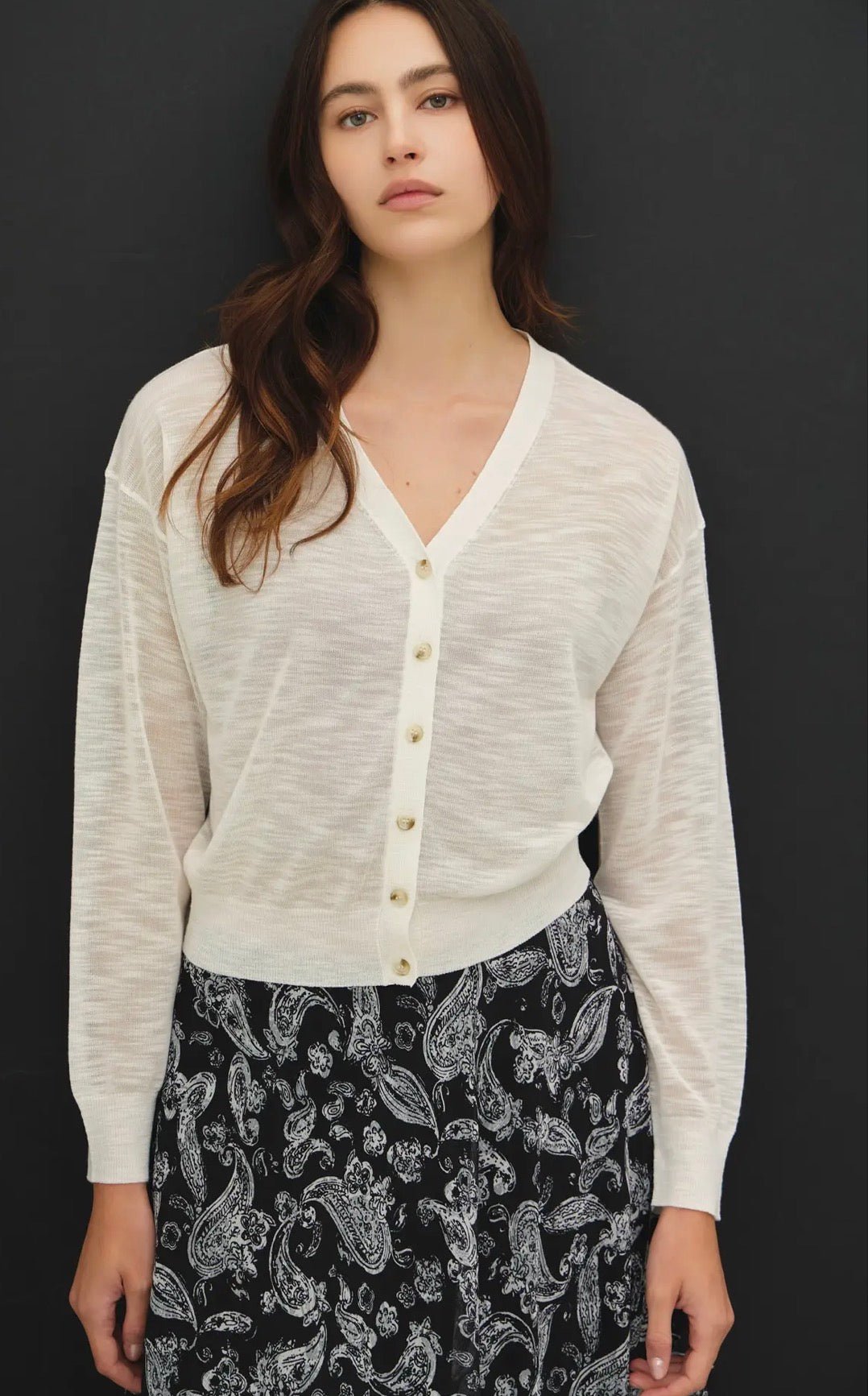 Ultra Light V-Neck Cardigan - Flea Boutiques