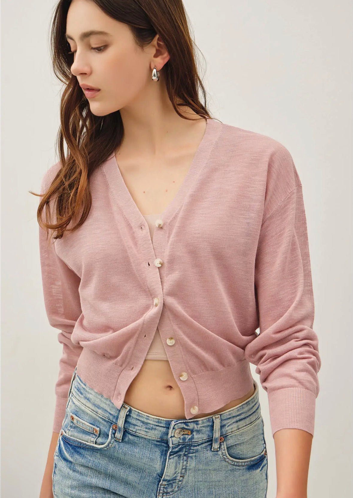 Ultra Light V-Neck Cardigan - Flea Boutiques