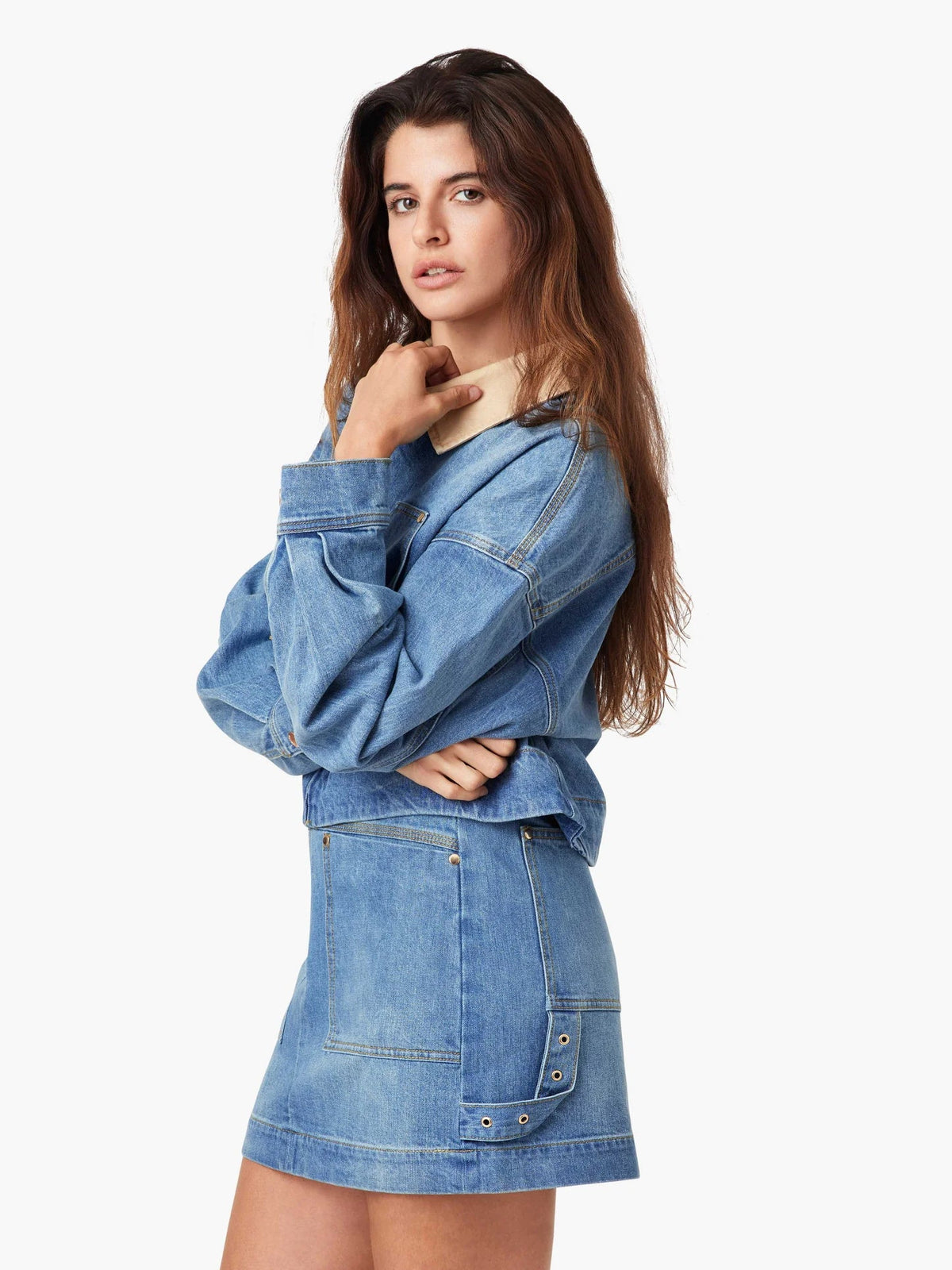 Utility Denim Jacket - Flea Boutiques