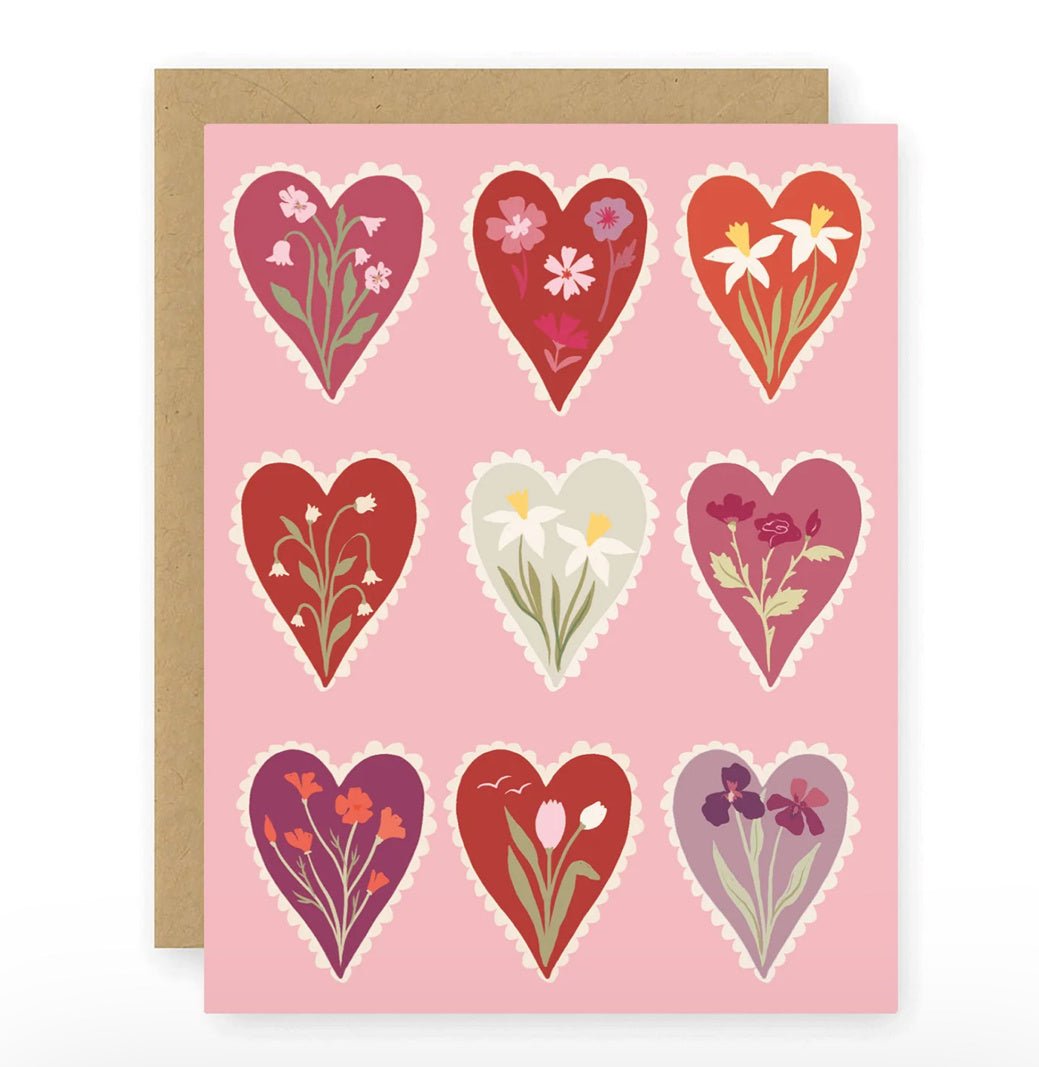 Valentine Hearts Greeting Card - Flea Boutiques