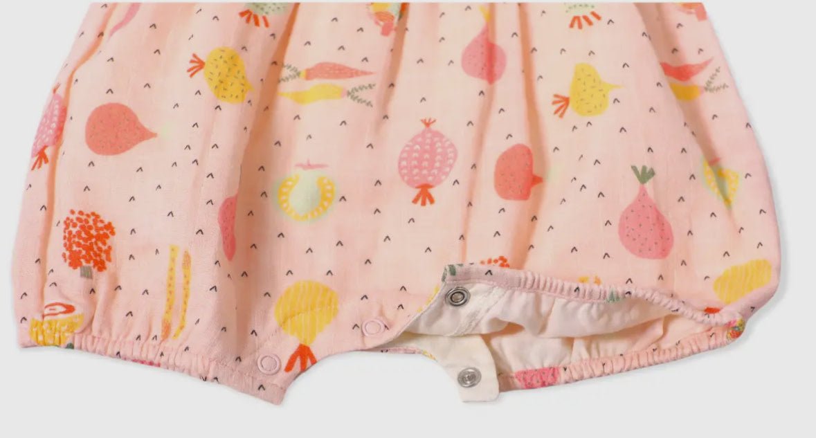 Veggie Ruffle Short Romper - Flea Boutiques