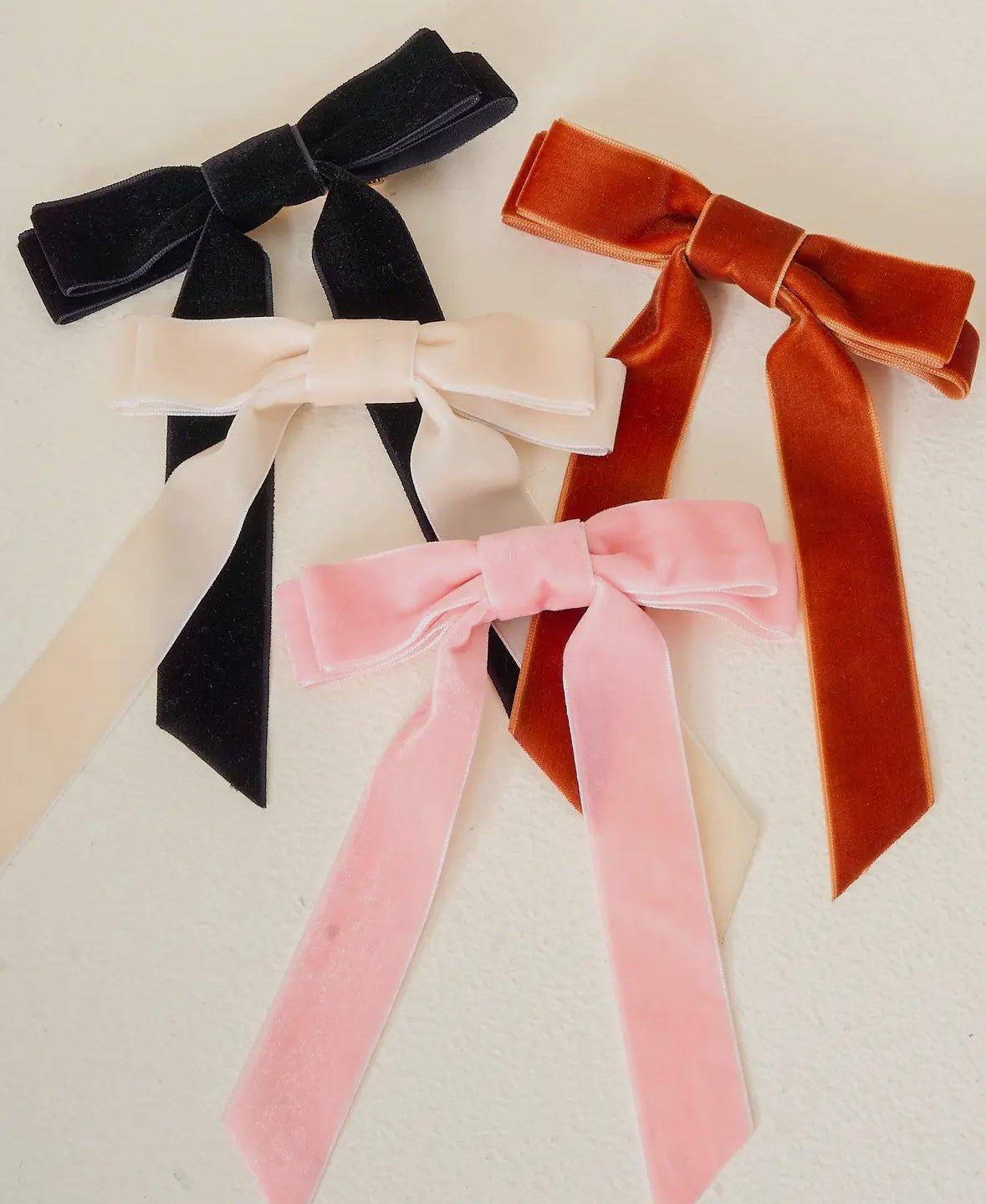 Velvet Hair Bow - Flea Boutiques