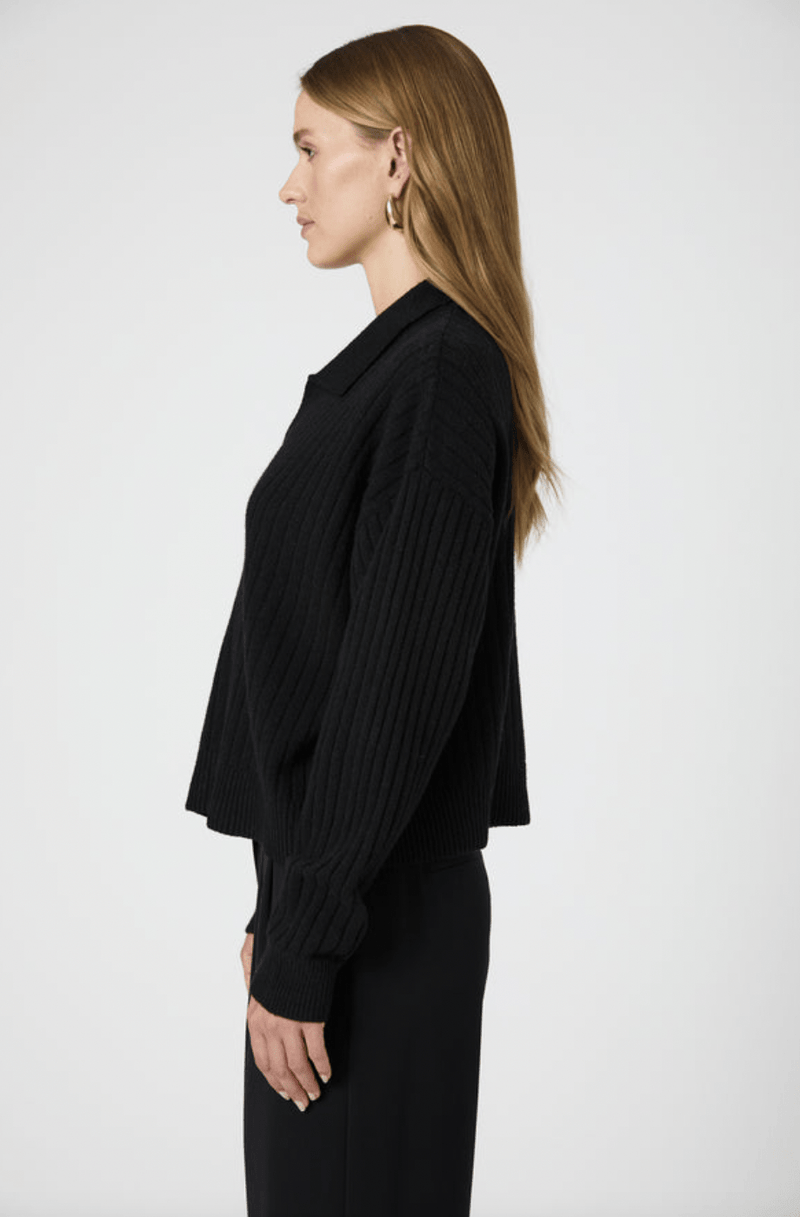 Vhari Collar LS Jumper - Flea Boutiques