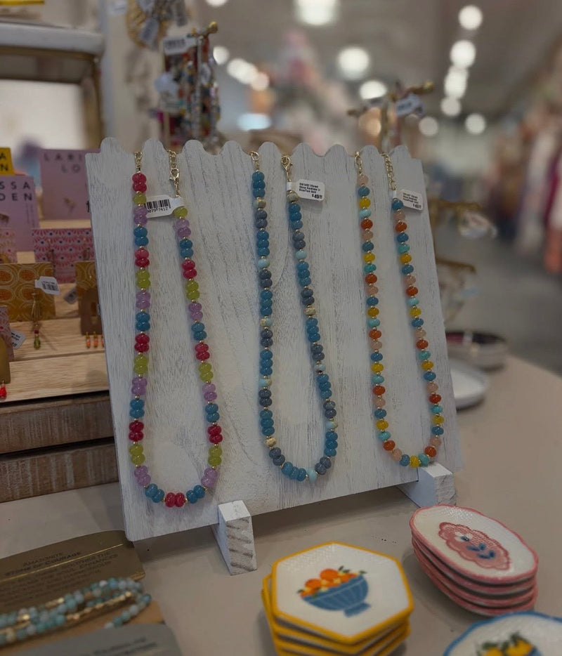 Vibrant Stone Necklace - Flea Boutiques