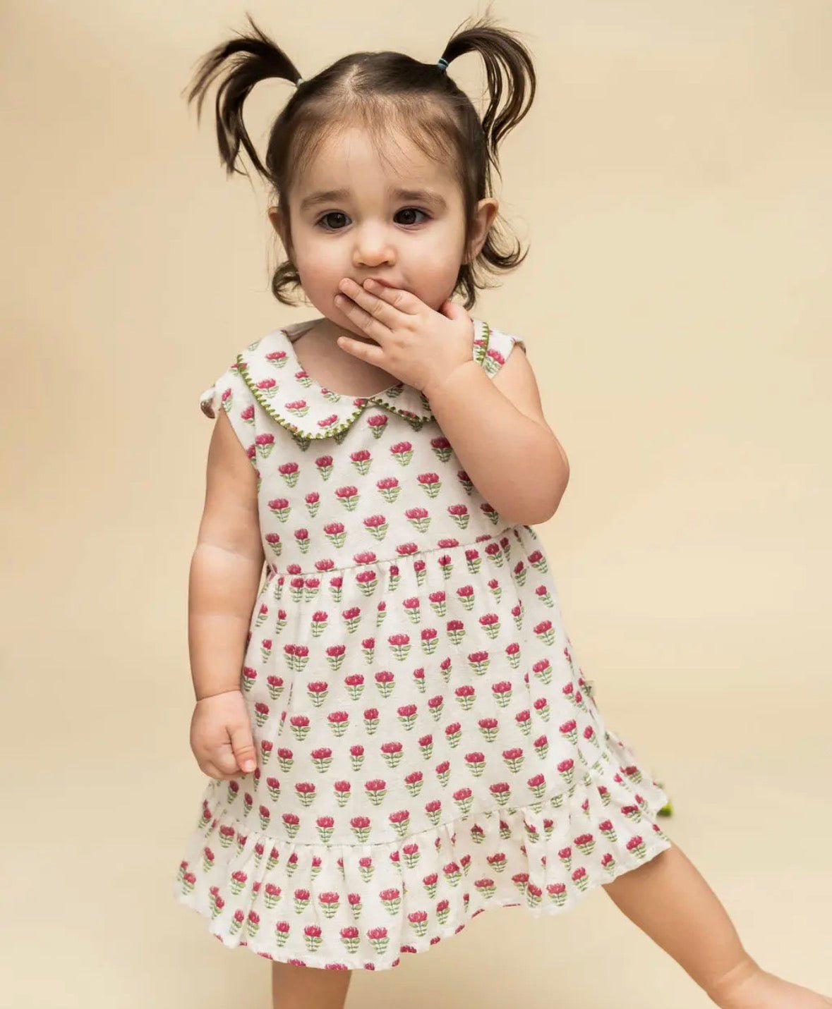 Viverano Mia Block Floral Dress + Bloomers - Flea Boutiques