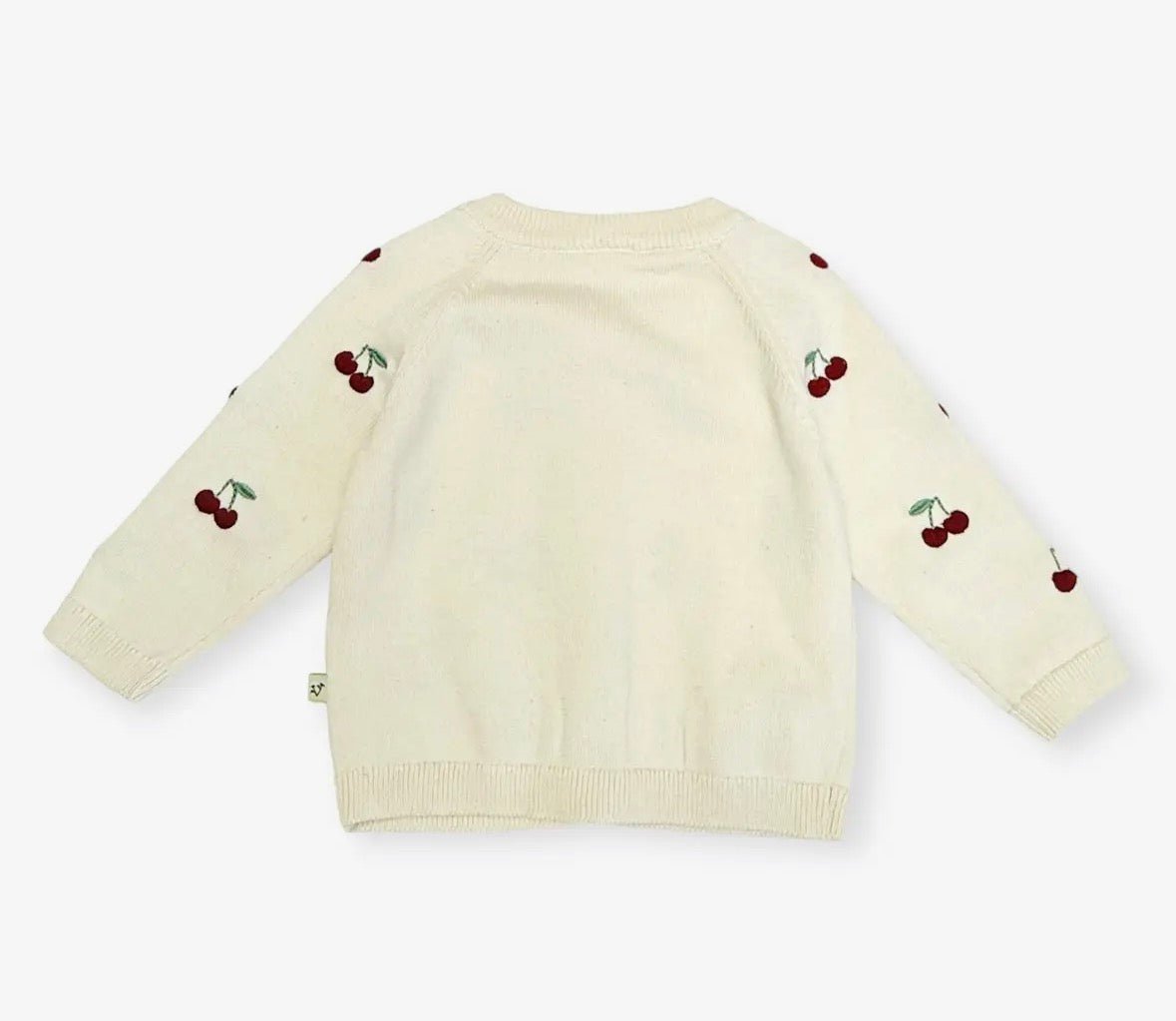 Viverano Organics Cherry Baby Cardigan - Flea Boutiques