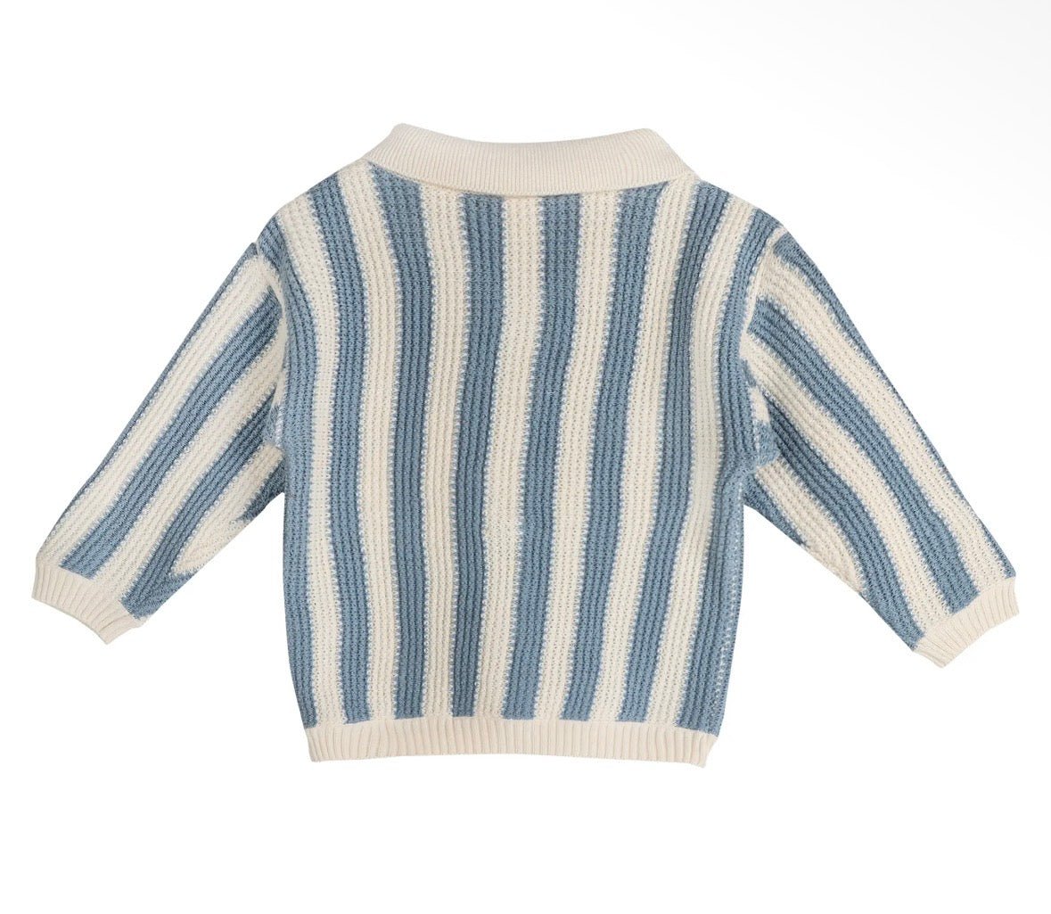 Viverano Organics Dog Stripe Collar Cardi with Pants - Flea Boutiques