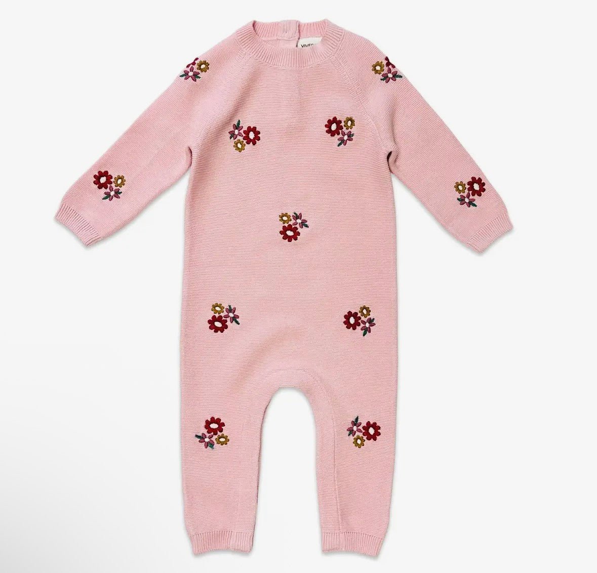 Viverano Organics Floral Bouquet Knit Jumpsuit - Flea Boutiques