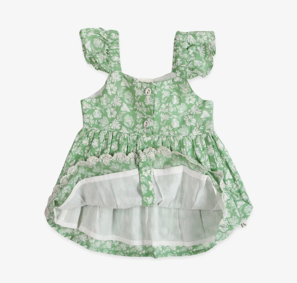 Viverano Organics Ivy Embroidered Dress + Bloomers - Flea Boutiques