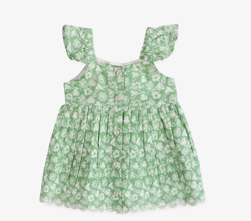Viverano Organics Ivy Embroidered Dress + Bloomers - Flea Boutiques