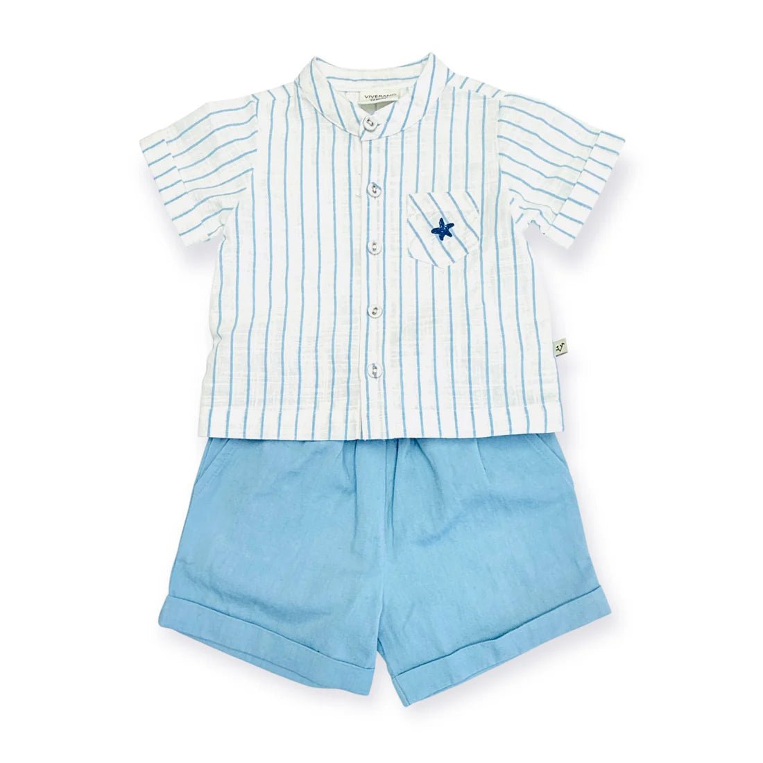 Viverano Organics Jasper Baby Shirt+Shorts - Flea Boutiques