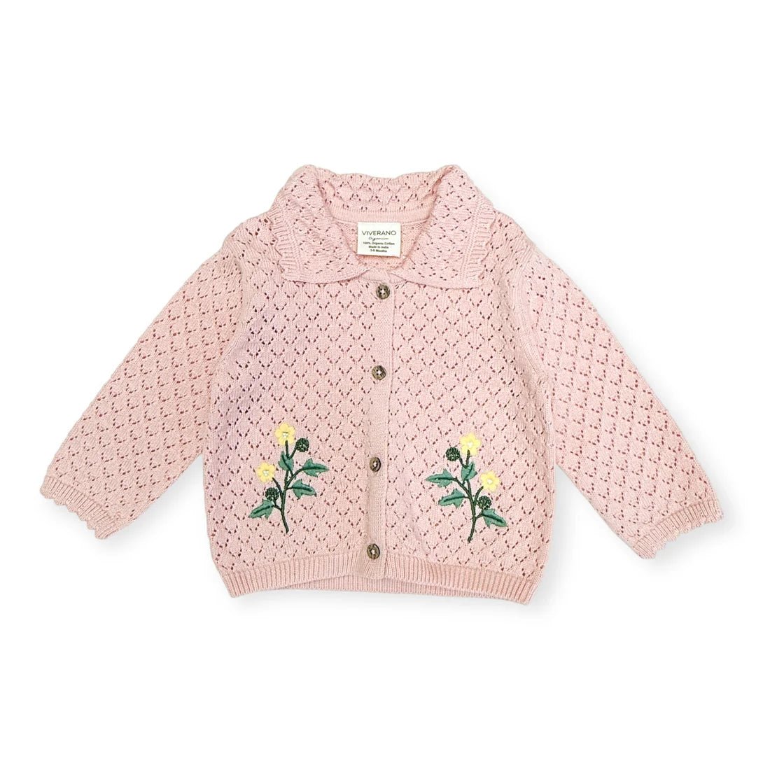Viverano Organics Lily Floral Cardigan - Flea Boutiques