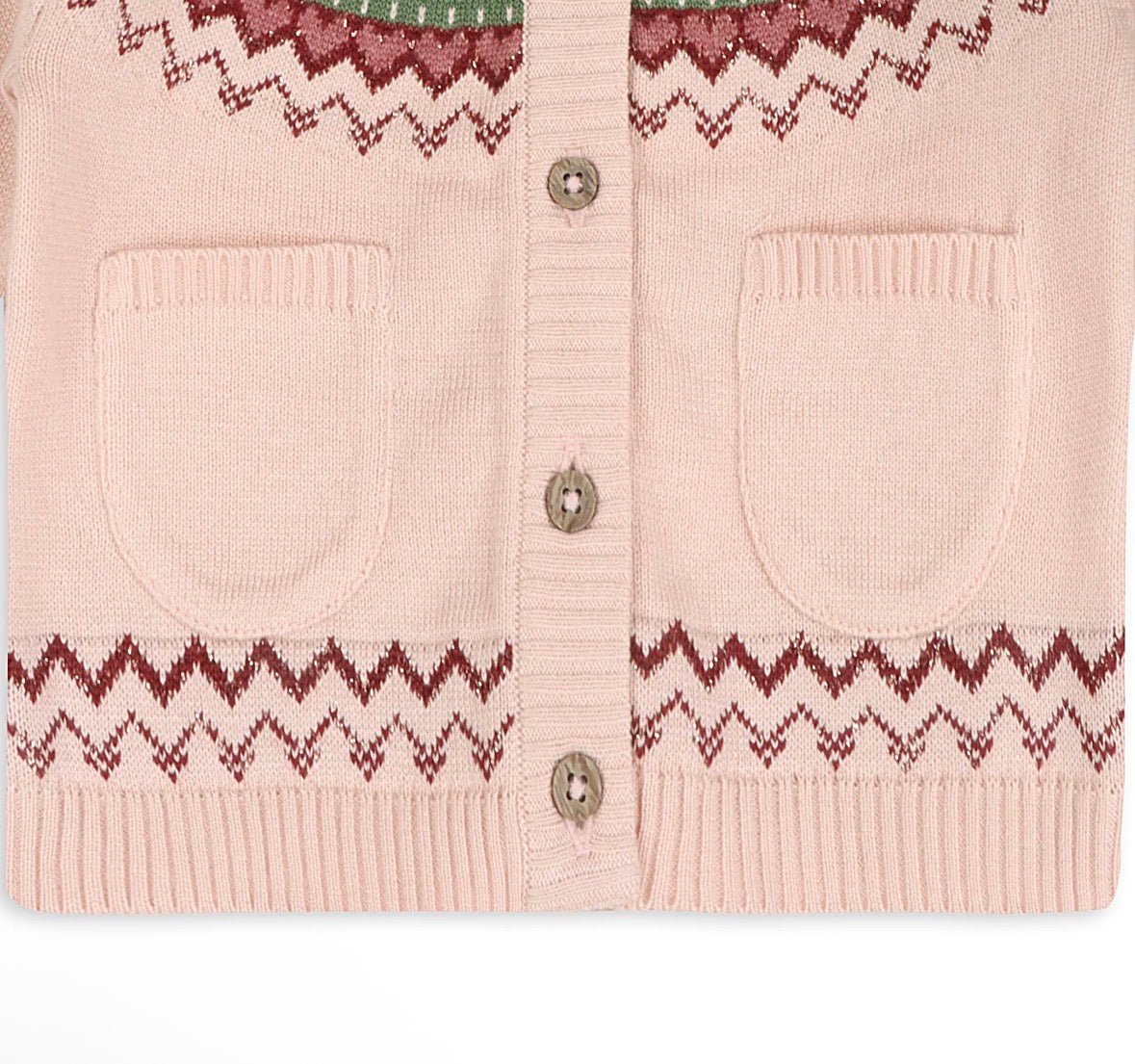 Viverano Organics Lily Floral Fair Isle knit - Flea Boutiques