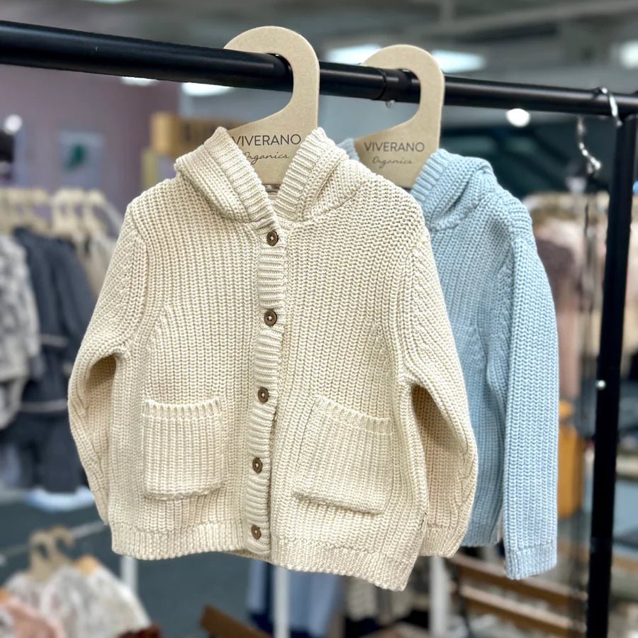 Viverano Organics Milan Knit Hooded Jacket - Flea Boutiques