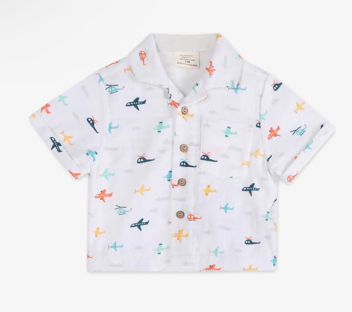 Viverano Organics Planes Shirt + Shorts Set - Flea Boutiques