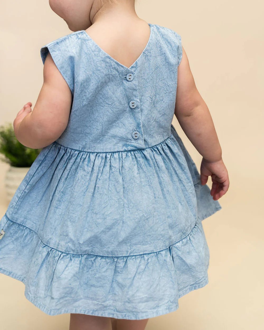 Viverano Organics River Denim Washed Dress - Flea Boutiques