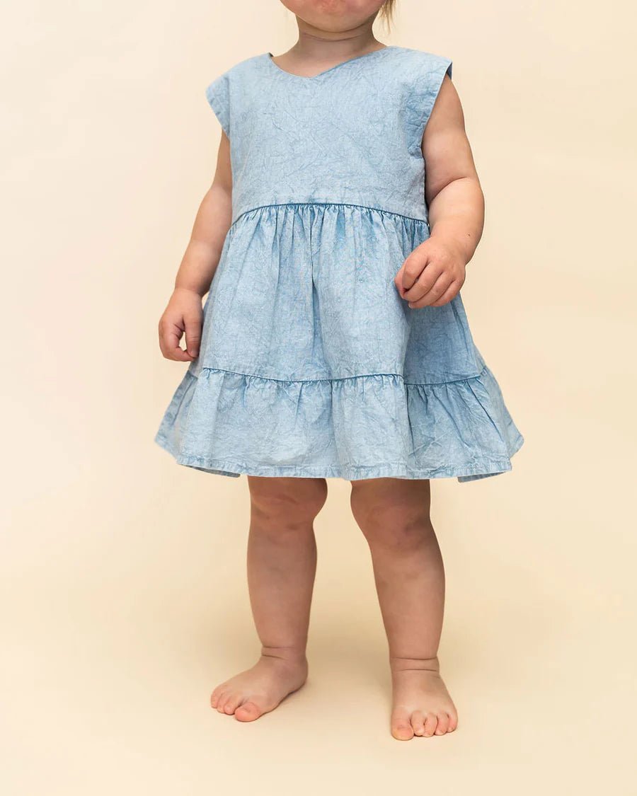 Viverano Organics River Denim Washed Dress - Flea Boutiques