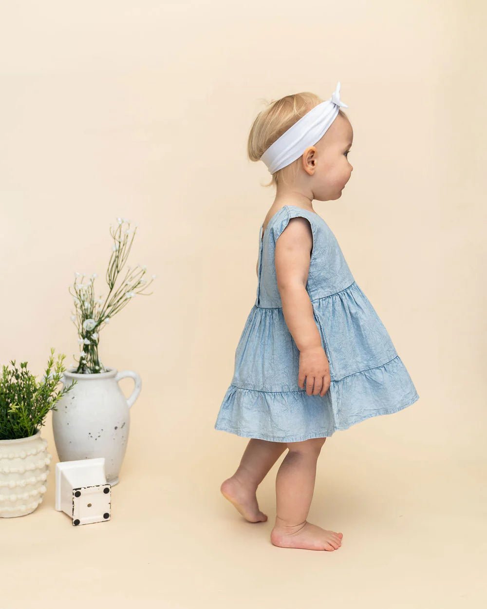 Viverano Organics River Denim Washed Dress - Flea Boutiques