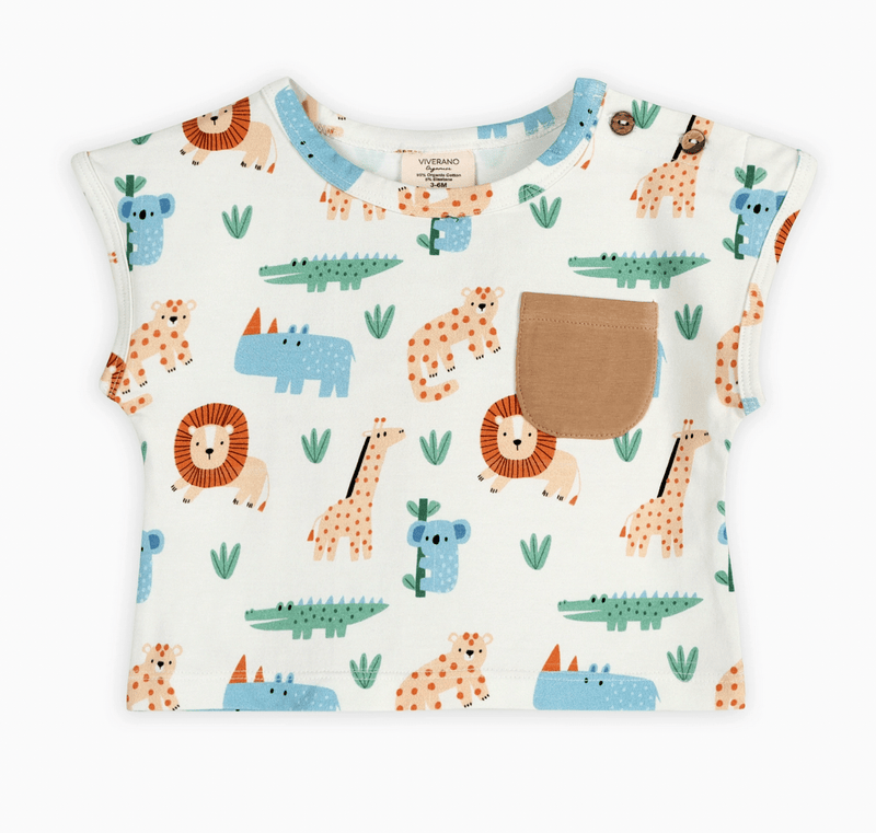 Viverano Organics Safari Tee + Shorts Set - Flea Boutiques