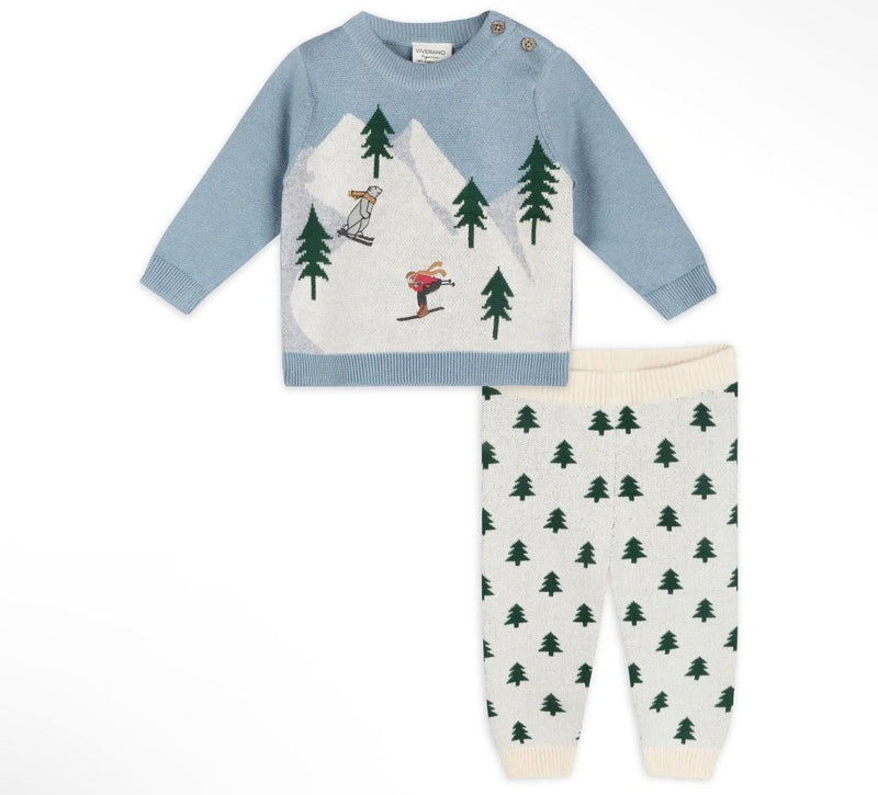 Viverano Organics Ski Knit Pullover + Pants - Flea Boutiques