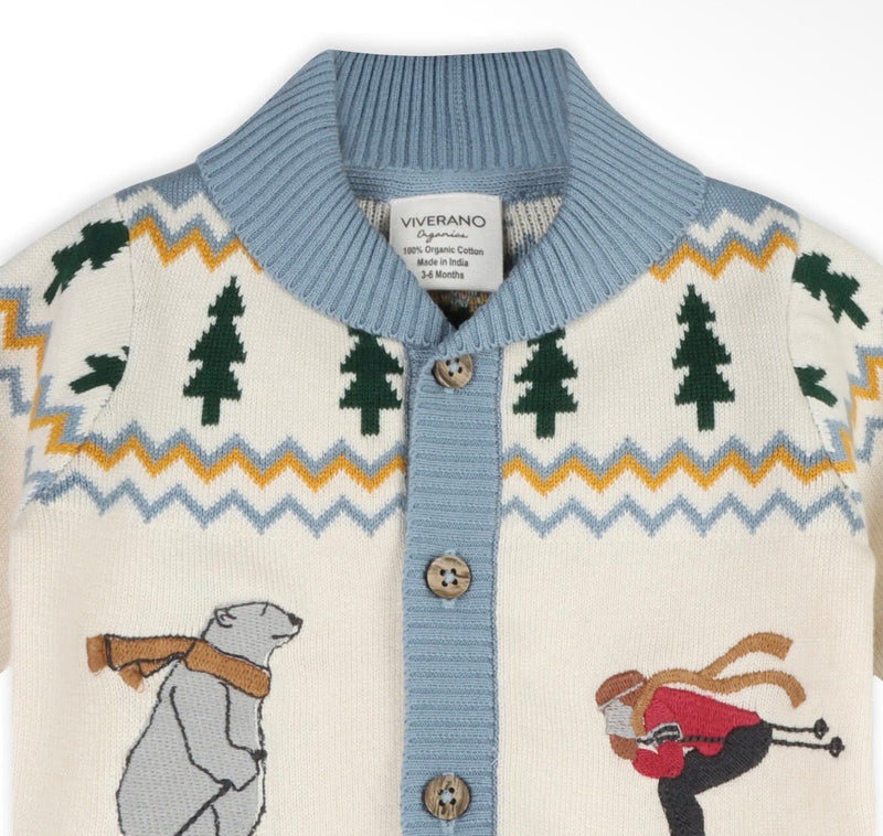 Viverano Organics Ski Shawl Knit Cardigan - Flea Boutiques