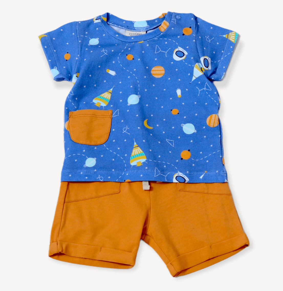 Viverano Organics Space Tee + Shorts Set - Flea Boutiques