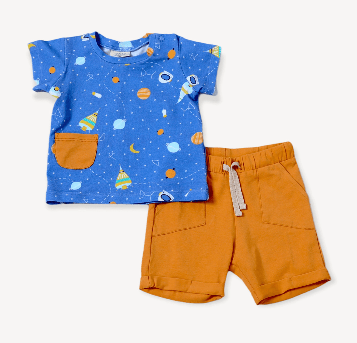 Viverano Organics Space Tee + Shorts Set - Flea Boutiques