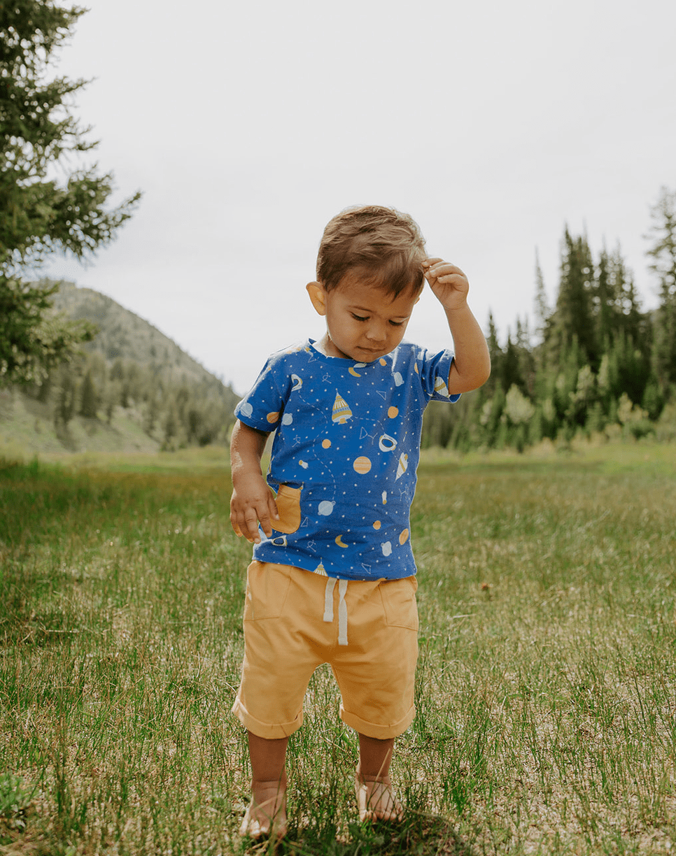 Viverano Organics Space Tee + Shorts Set - Flea Boutiques