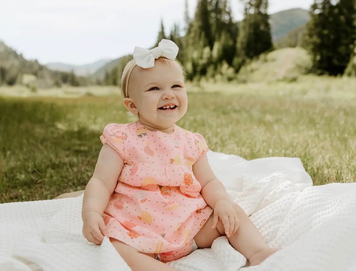 Viverano Organics Veggie Baby Dress + Bloomers - Flea Boutiques