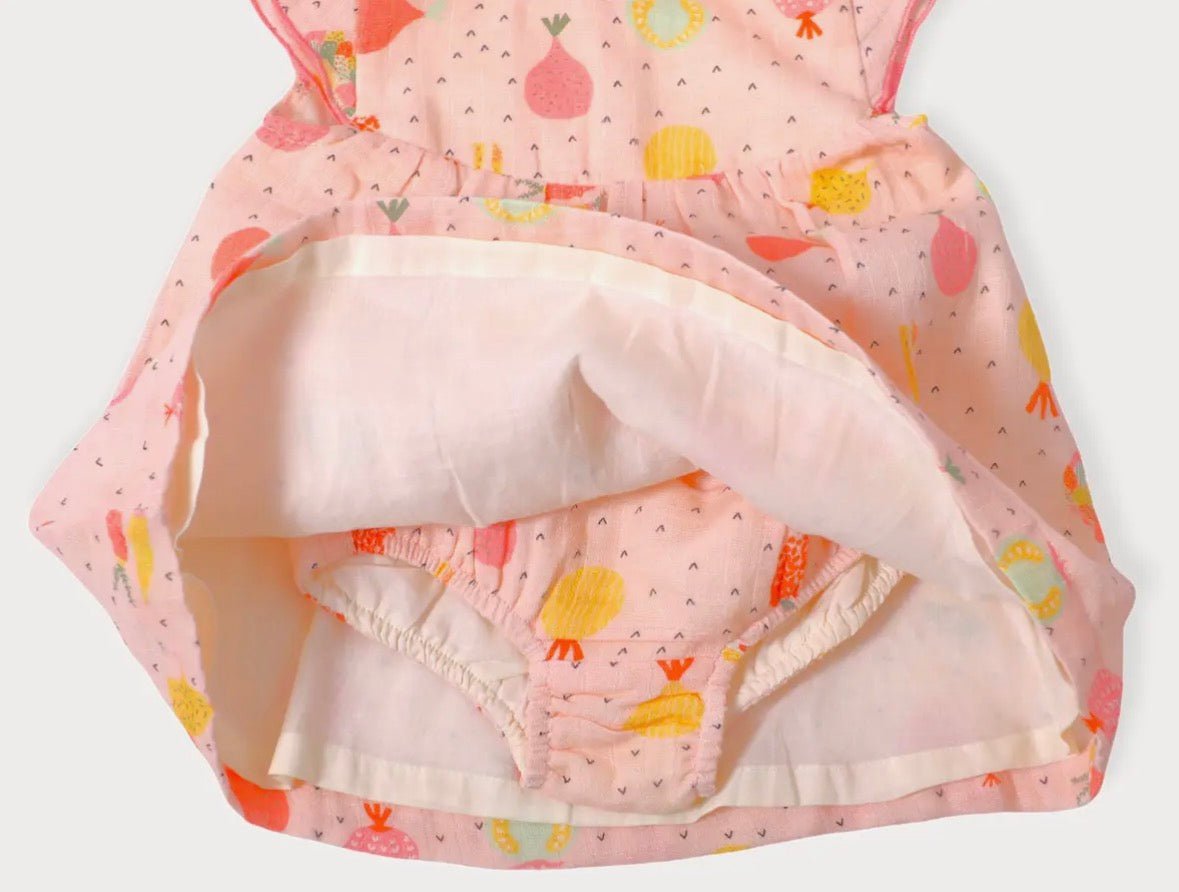 Viverano Organics Veggie Baby Dress + Bloomers - Flea Boutiques
