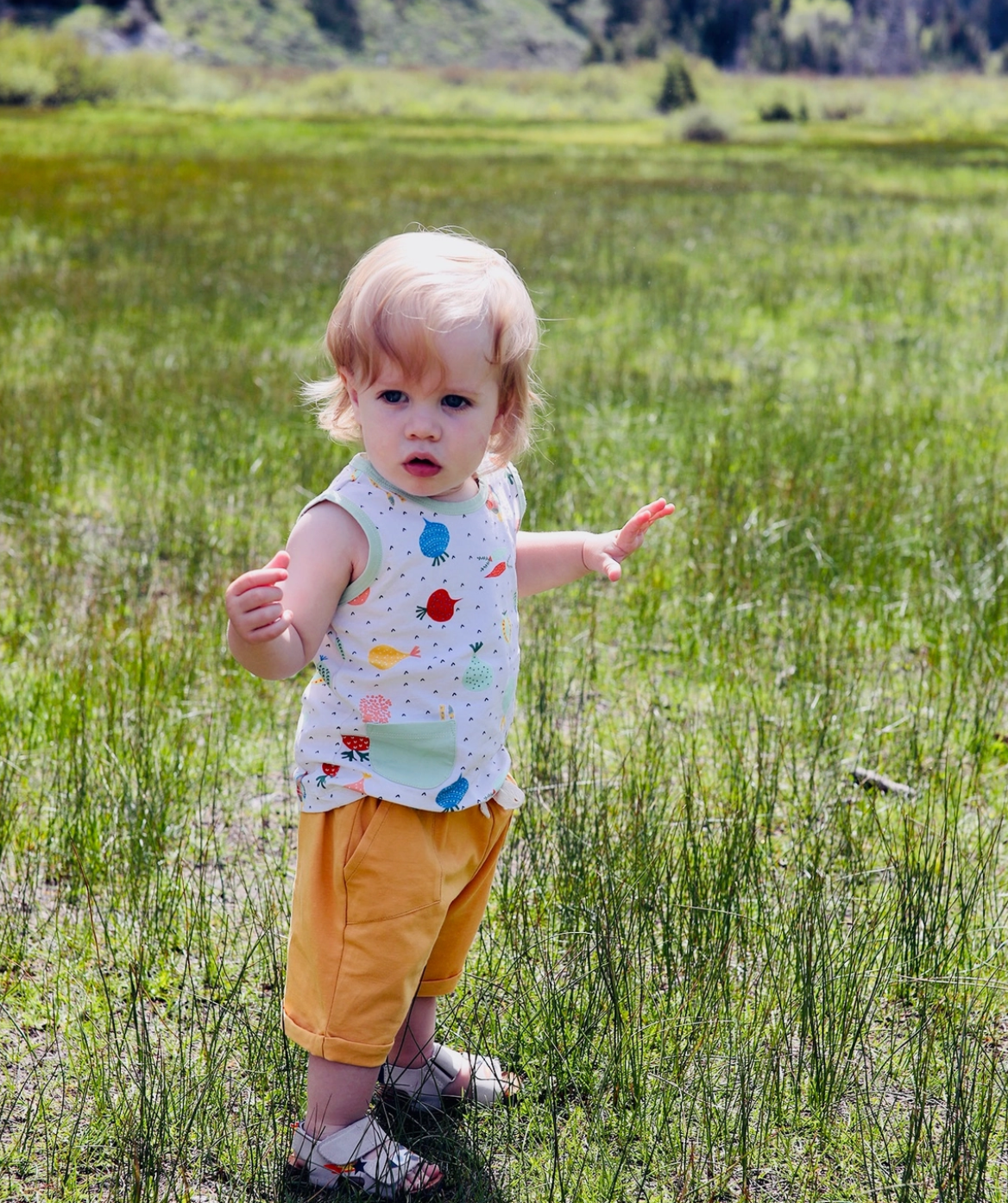 Viverano Organics Veggie Playsuit Tee + Shorts - Flea Boutiques