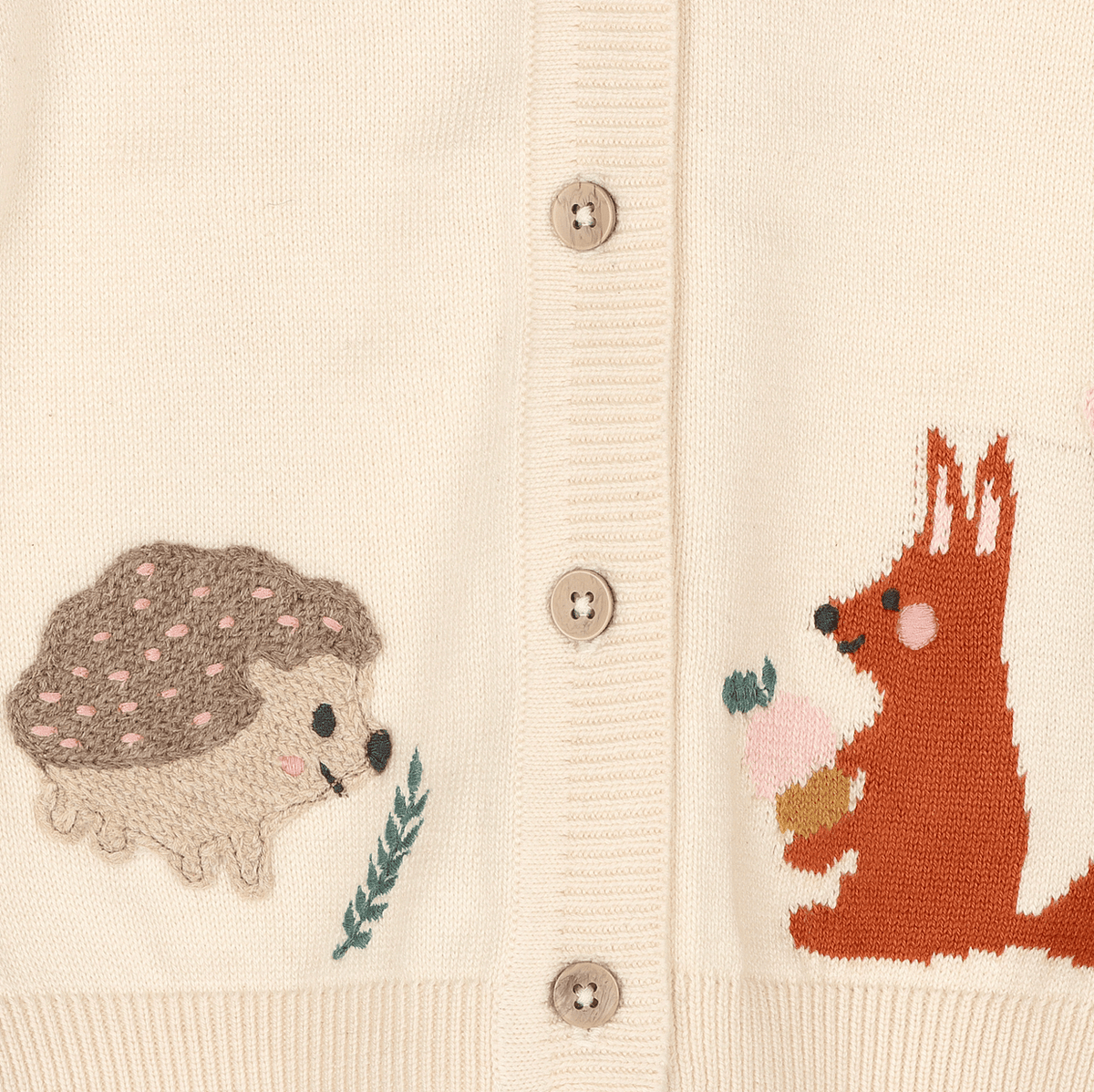 Viverano Organics Woodland Animal Cardigan - Flea Boutiques