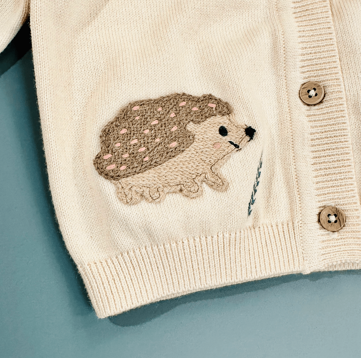 Viverano Organics Woodland Animal Cardigan - Flea Boutiques