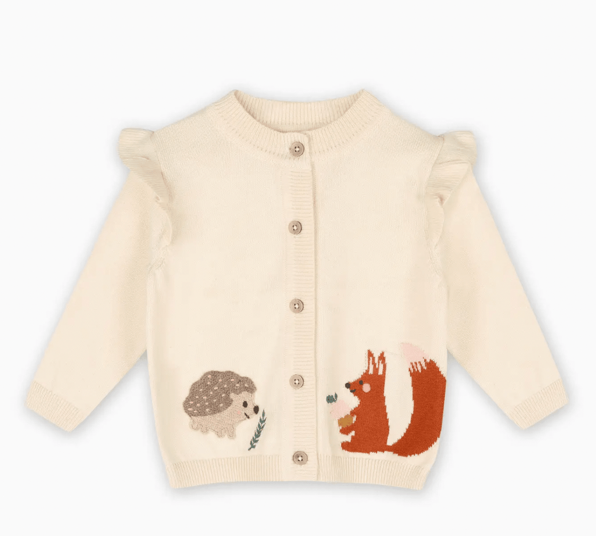 Viverano Organics Woodland Animal Cardigan - Flea Boutiques