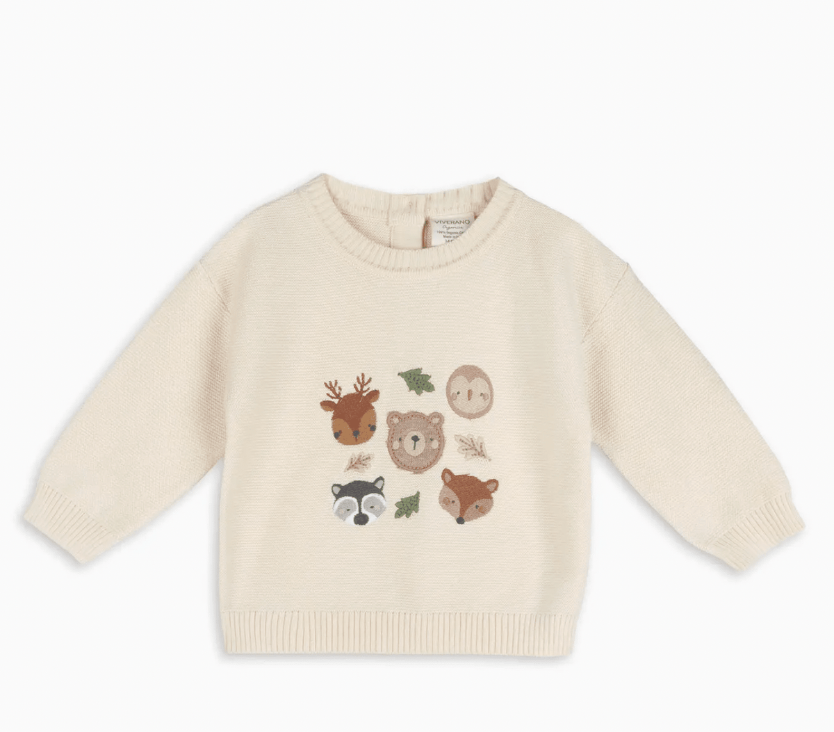 Viverano Organics Woodland Animals Pullover - Flea Boutiques