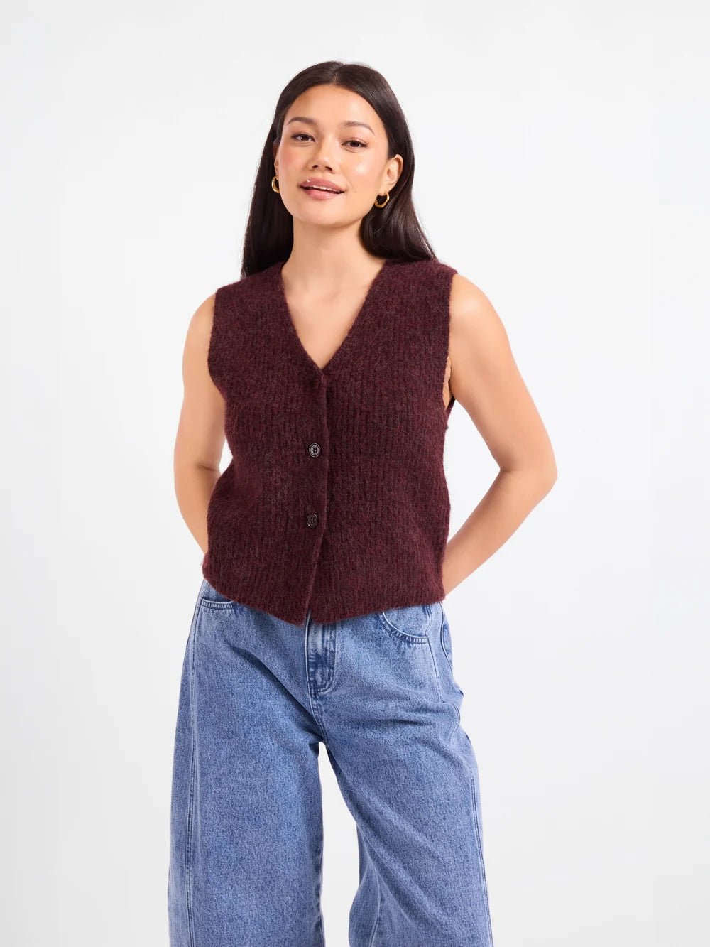 Warm Cider Sweater Vest - Flea Boutiques