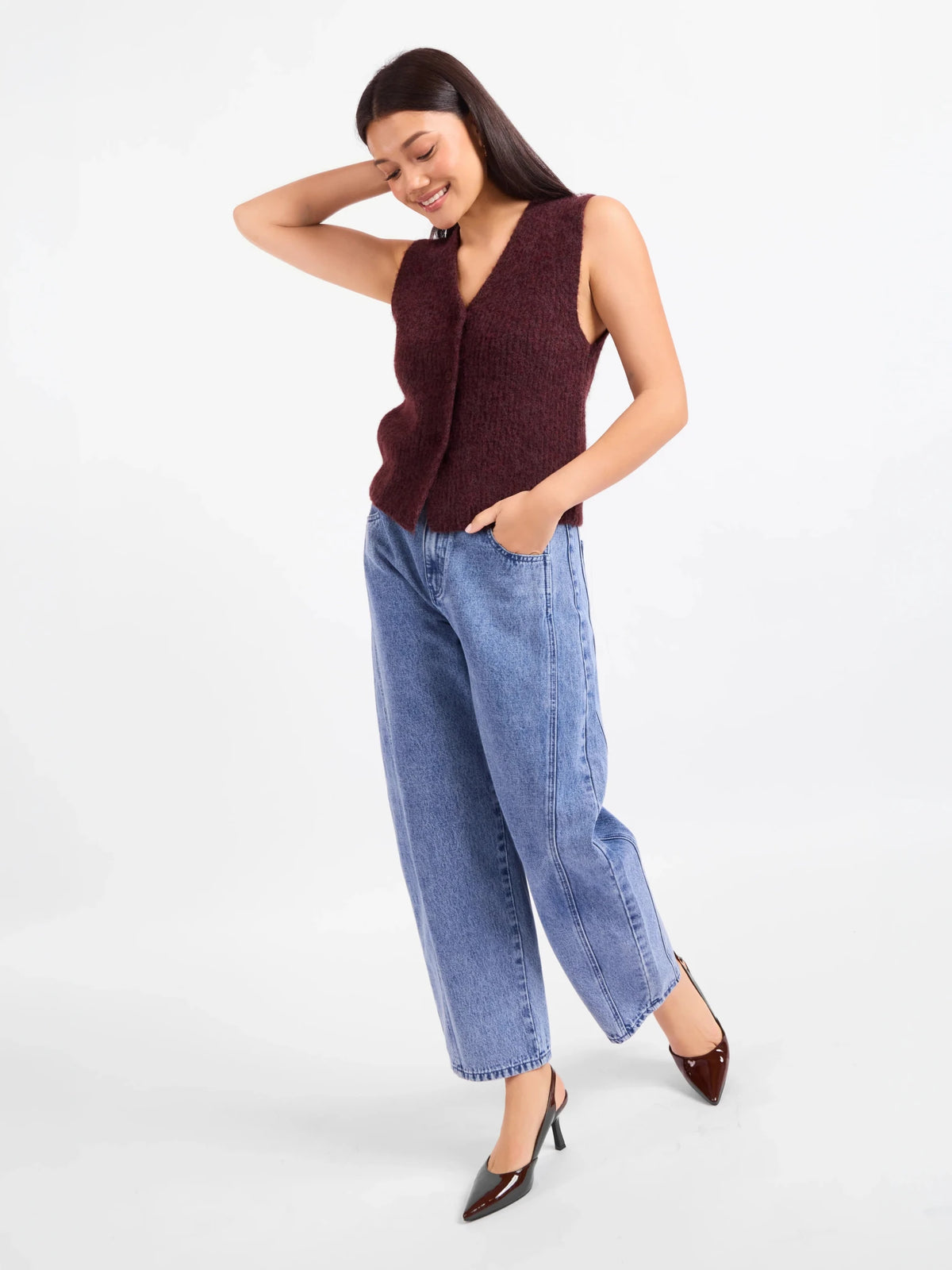 Warm Cider Sweater Vest - Flea Boutiques