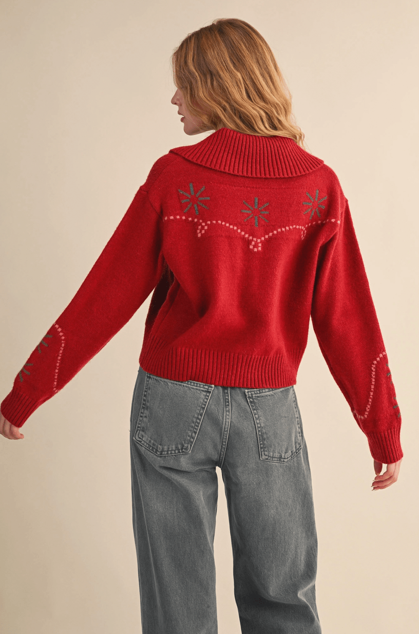 Western Design Cardigan - Flea Boutiques