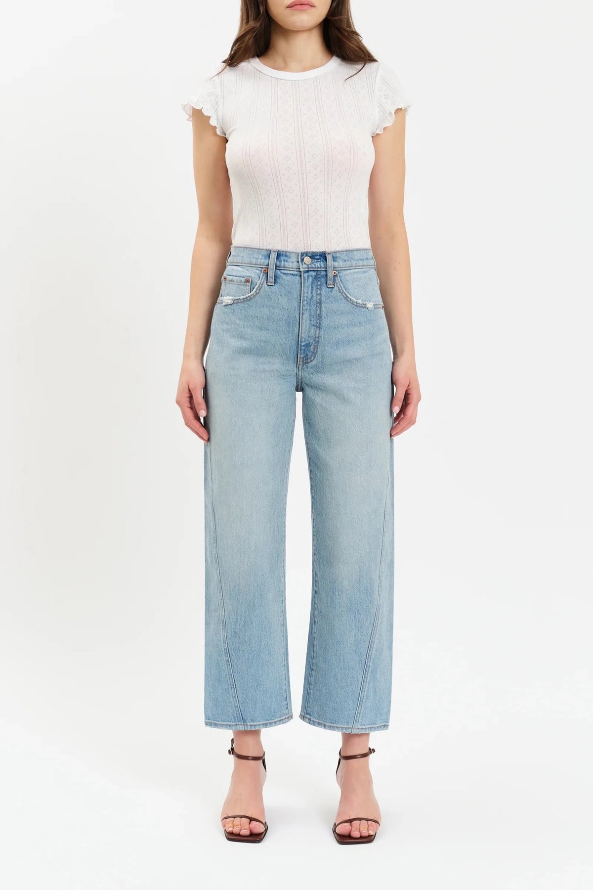 Westward High Rise Barrel Jean - Flea Boutiques