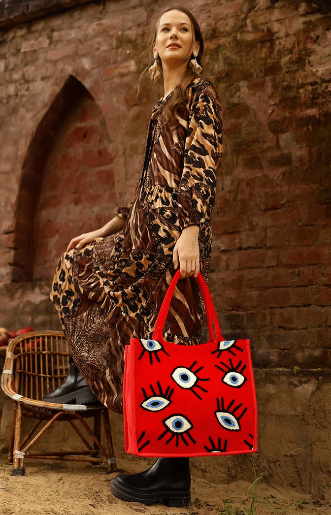 Whimsical Wonder Eye Tote - Flea Boutiques