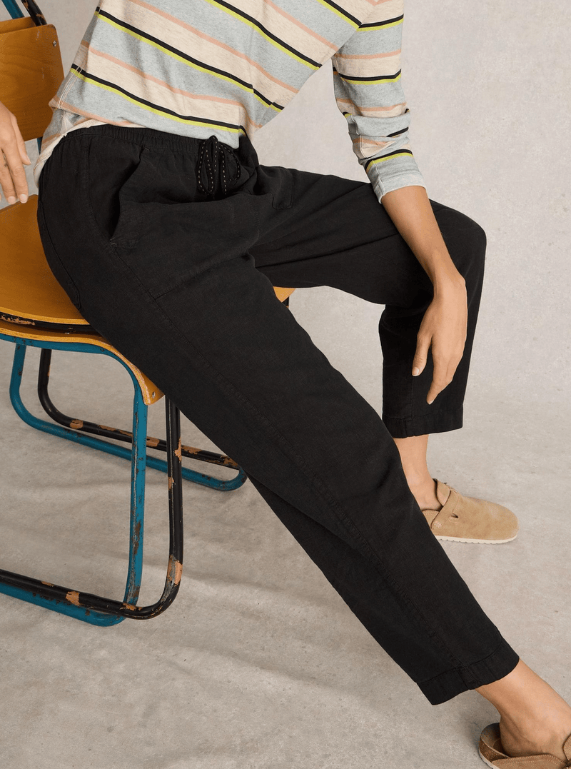 White Stuff Elle Linen Blend Trouser - Flea Boutiques