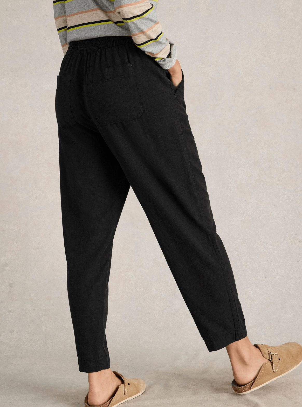 White Stuff Elle Linen Blend Trouser - Flea Boutiques