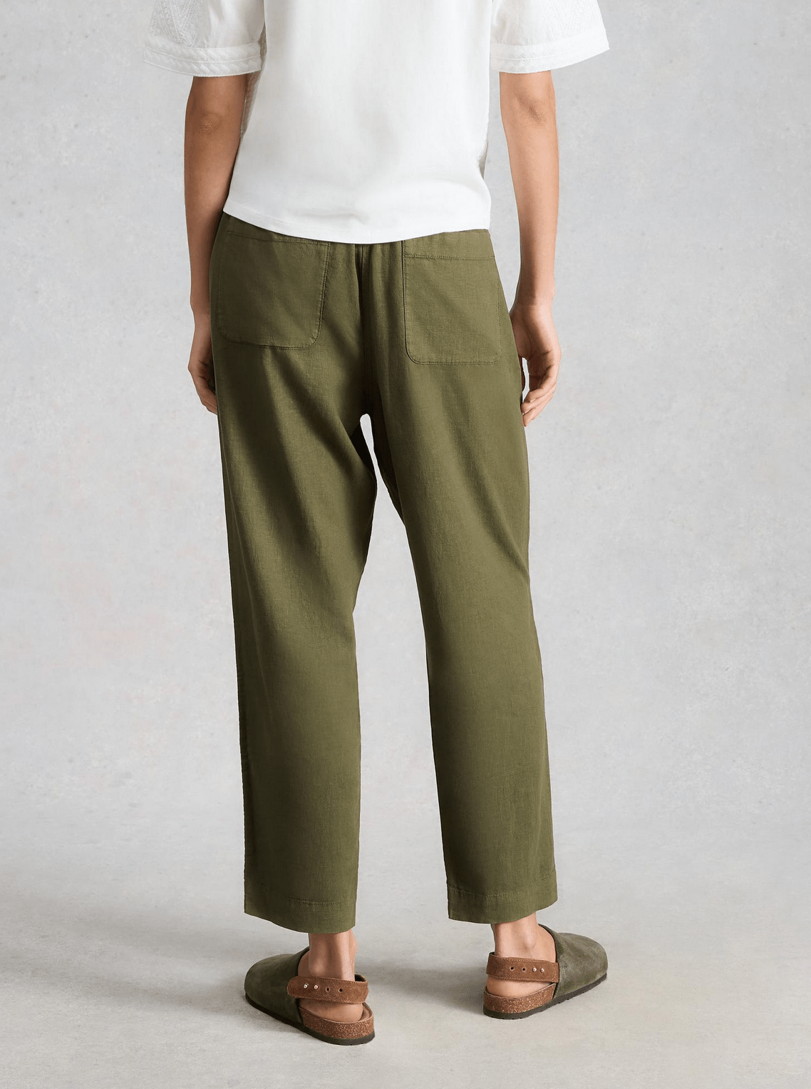 White Stuff Elle Linen Blend Trouser - Flea Boutiques