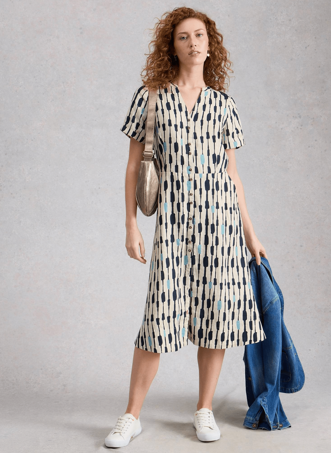 White Stuff Iris Linen Dress - Flea Boutiques