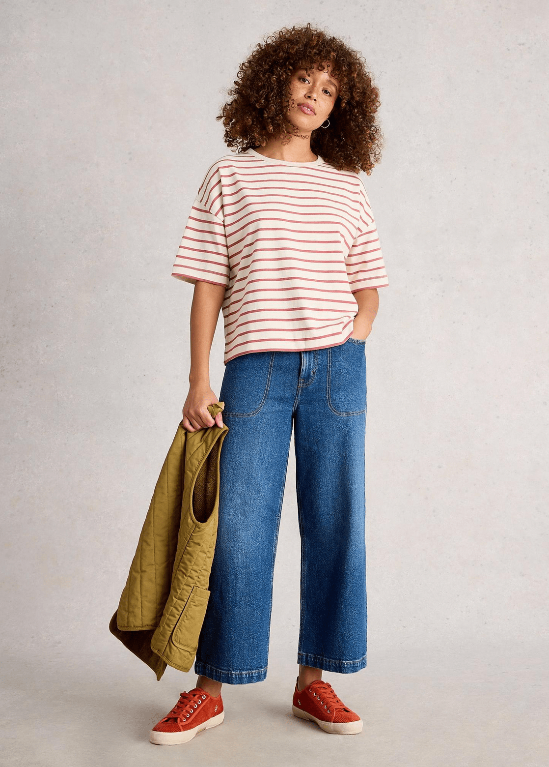 White Stuff Kat Stripe Tee - Flea Boutiques