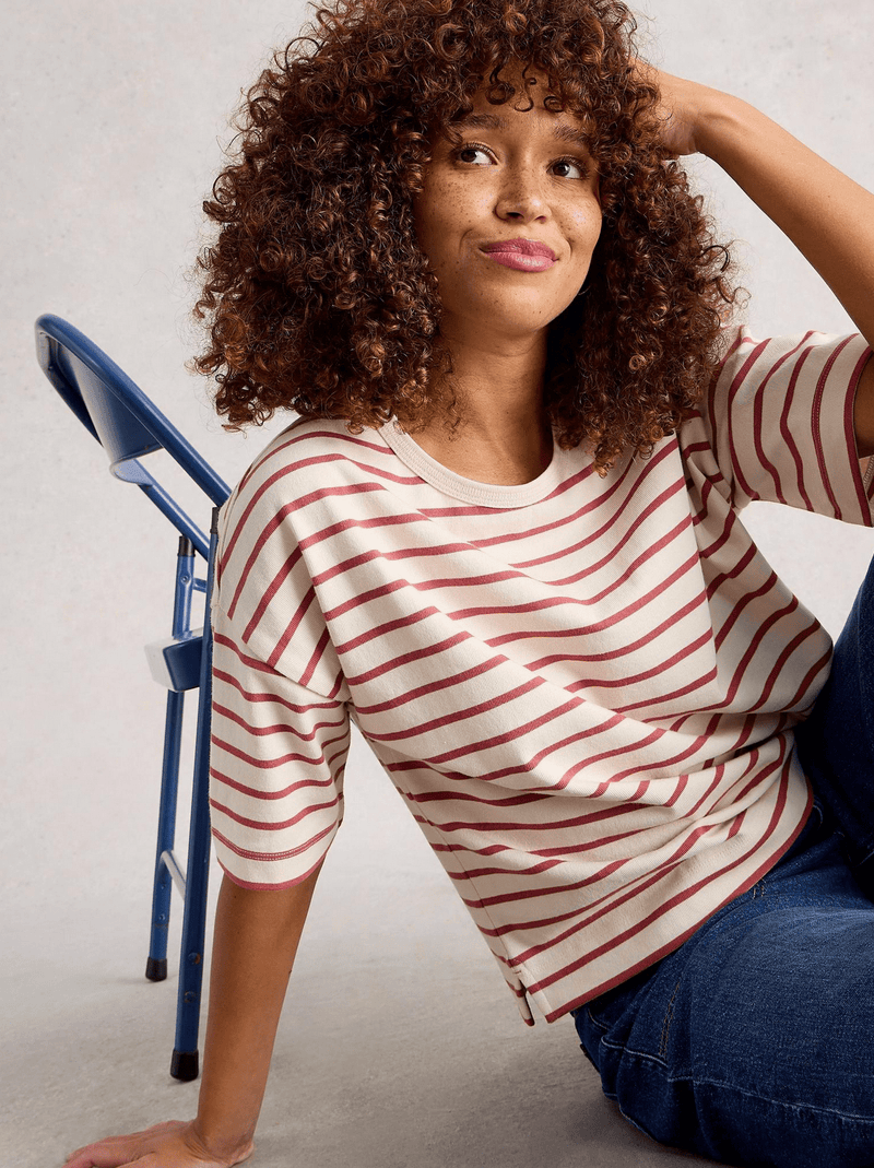 White Stuff Kat Stripe Tee - Flea Boutiques