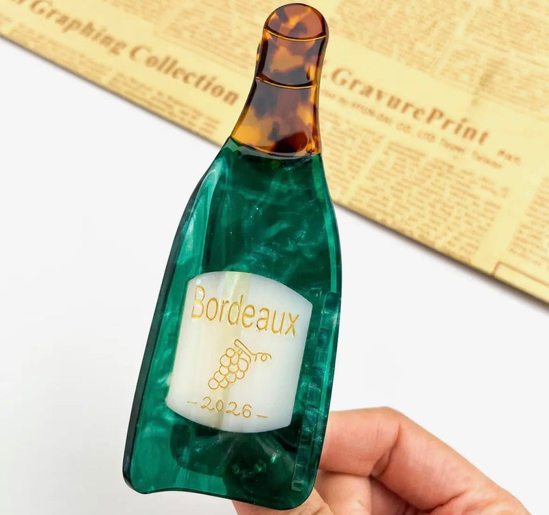 Wine Bottle Claw Clip - Flea Boutiques